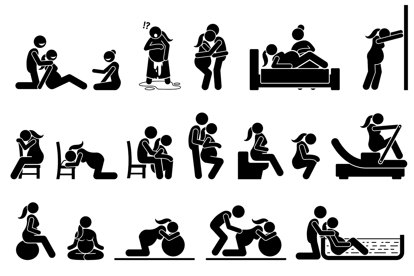 Childbirth,Labor,Positions,And,Postures,At,Home.,Natural,Birthing,Class